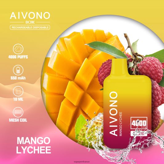 Cigarette Electronique France - litchi mangue Aivono AIM BOXX 4000 L6246J216