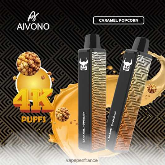 Cigarette Electronique France - pop-corn au caramel Aivono AIM FREAK 4000 L6246J261