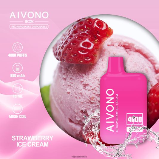Eliquide France - glace à la fraise Aivono AIM BOXX 4000 L6246J221