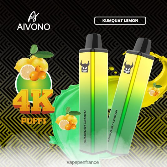 Vape France - citron kumquat Aivono AIM FREAK 4000 L6246J256