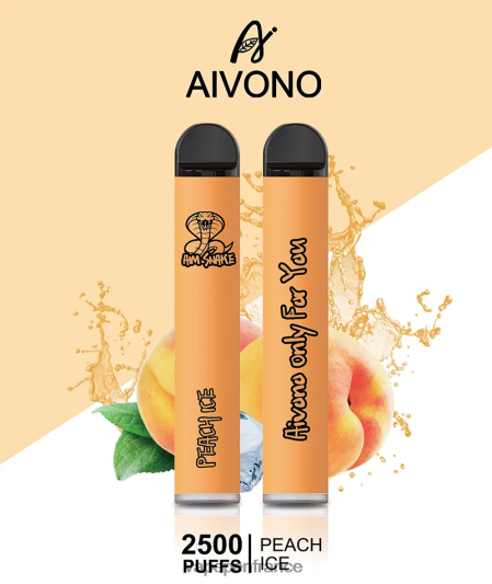 Vape France - glace à la pêche Aivono AIM SNAKE 2500 L6246J316