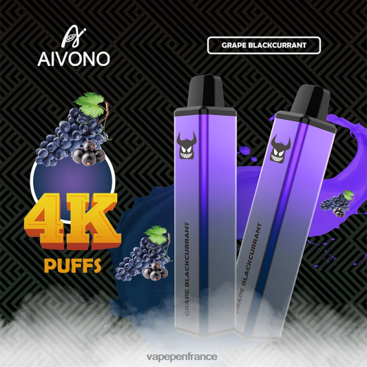 Vape France - raisin cassis Aivono AIM FREAK 4000 L6246J259