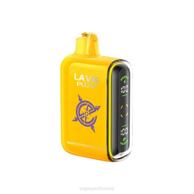 Cigarette Electronique France - bonbons mangue ananas 8F04102 LAVIE PLUS 15000 bouffées