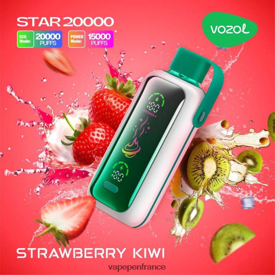 Cigarette Electronique France - fraise-kiwi VOZOL STAR 20000 V48Z8620