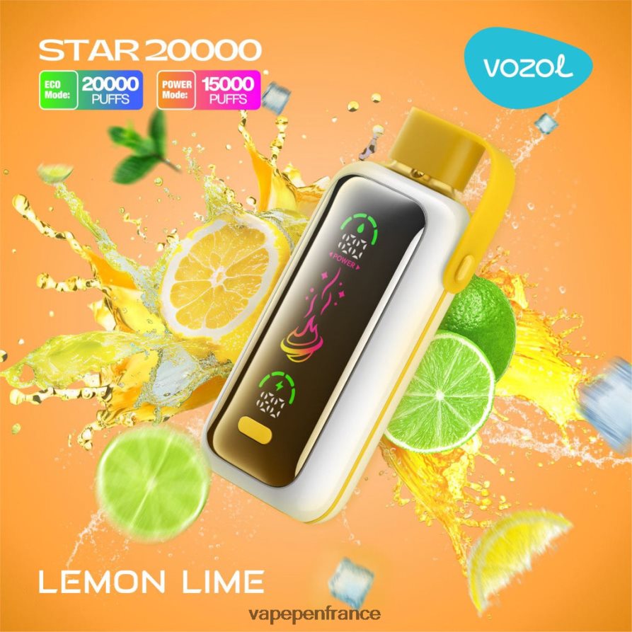Eliquide France - citron vert VOZOL STAR 20000 V48Z8611