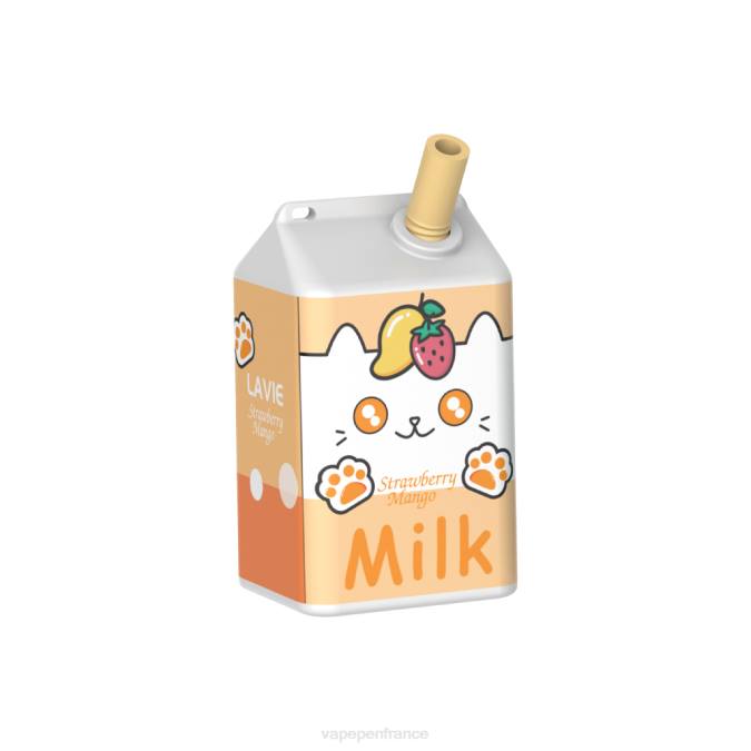 Eliquide France - mangue fraise 8F04182 LAVIE MILK 7000 bouffées