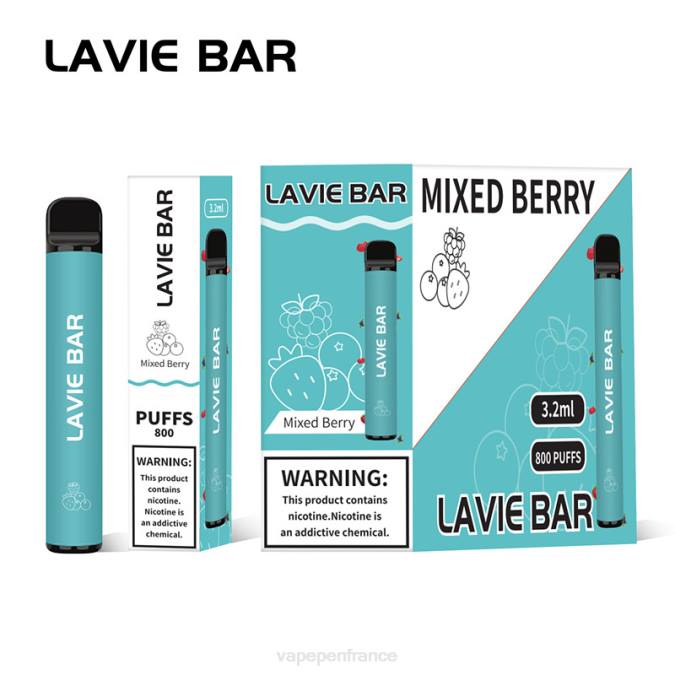 Vape France - baies mélangées 8F04316 LAVIE BAR 800 bouffées