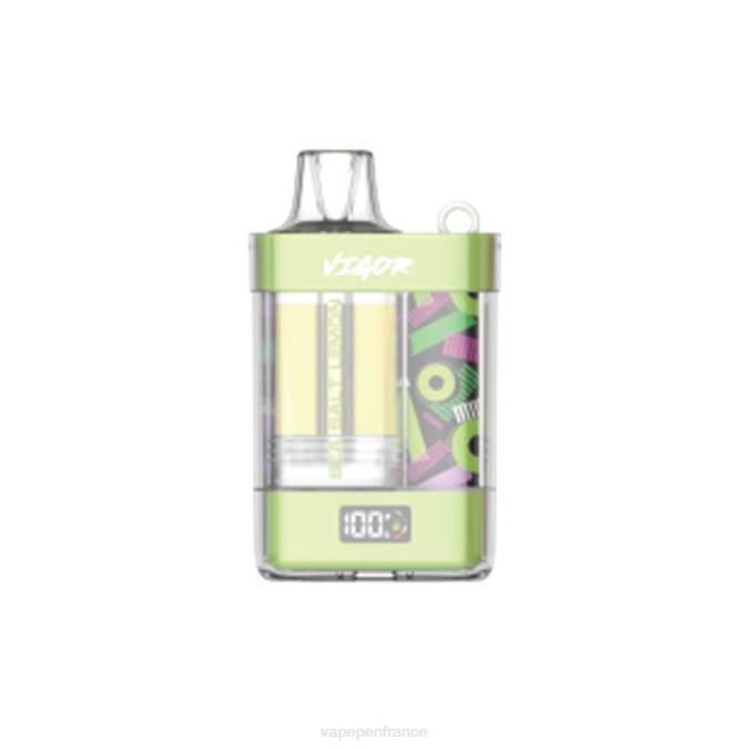 Vape France - citron au sel de mer 8F047 LAVIE VIGOR 15000 bouffées