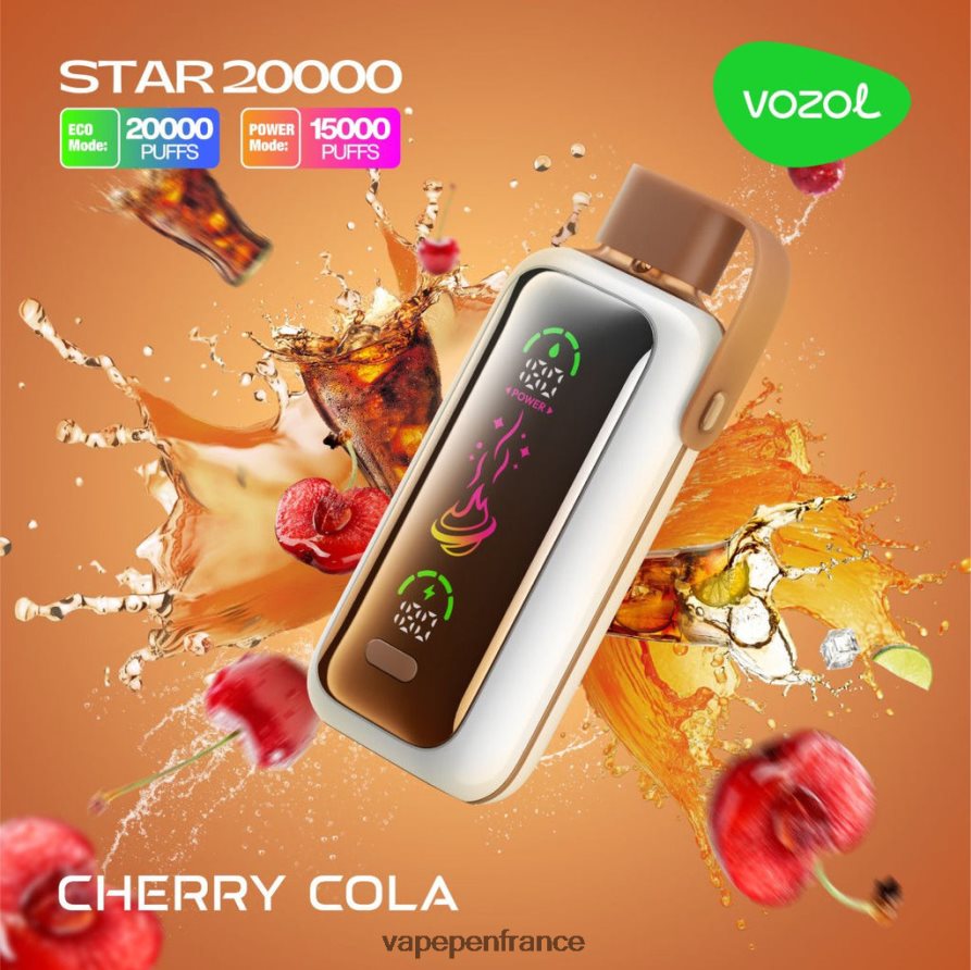 Vape France - cola aux cerises VOZOL STAR 20000 V48Z866