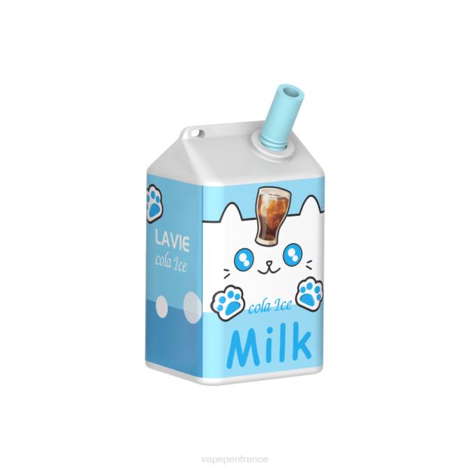 Vape France - glace au cola 8F04184 LAVIE MILK 7000 bouffées