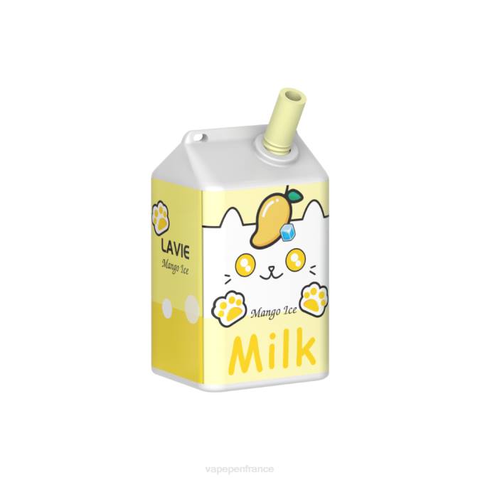 Vape France - glace à la mangue 8F04178 LAVIE MILK 7000 bouffées