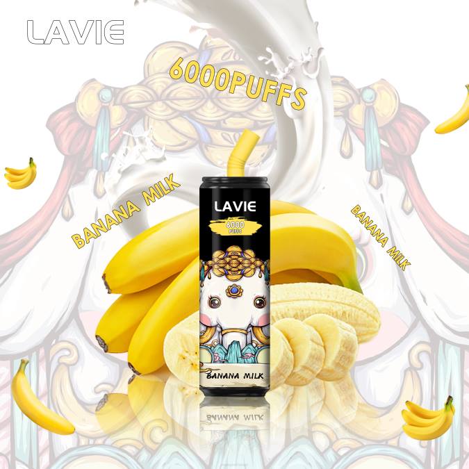 Vape France - lait de banane 8F04274 LAVIE Coke BAR 6000 bouffées