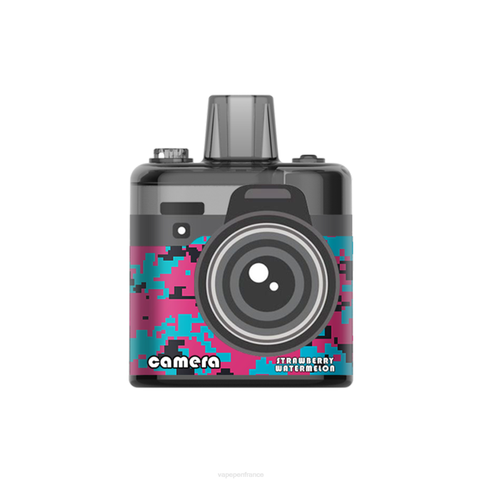 Vape France - pastèque fraise 8F04169 LAVIE Camera 8000 bouffées