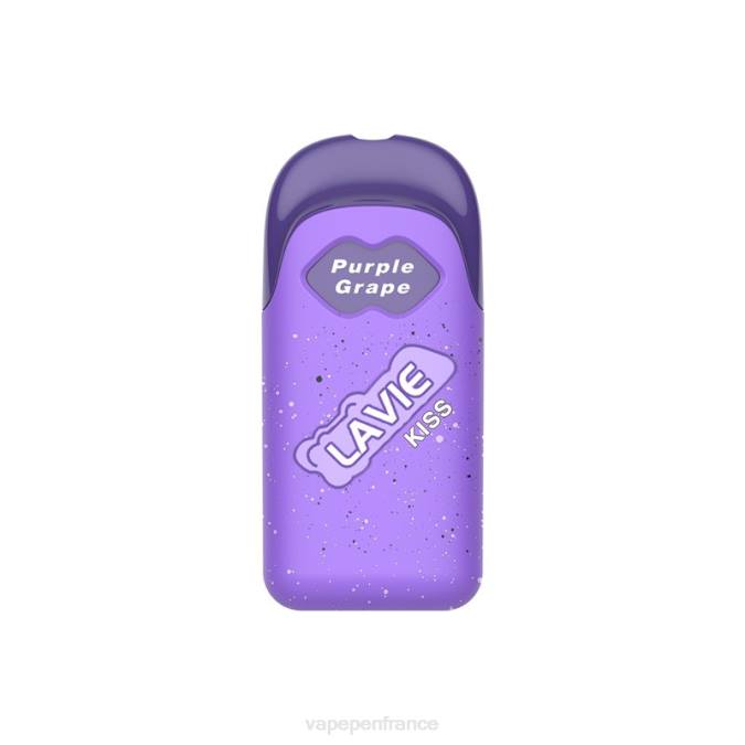 Vape France - raisin violet 8F04112 LAVIE KISS 8000 bouffées